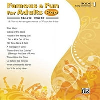 Famous & Fun For Adults -- Pop, Bk: népszerű slágerek zongora hangszerelése