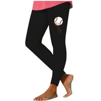 Baseball magas derékú Leggings Női Edzés rugalmas kényelmes Sport Alkalmi Golf futás rugalmas harisnya nadrág
