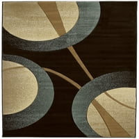 United Weavers Charlize Melia geometriai csokoládé szőtt polipropilén terület szőnyeg vagy futó