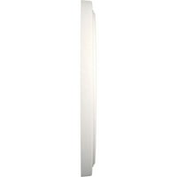 Ekena Millwork 16 OD 1 2 ID 3 8 P Hagyományos hőformázott PVC mennyezeti medál, Ultracover Satin Blossom White