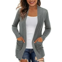 adviicd Női dzsekik plusz méretű hosszú bőrdzseki Női zsebekkel első pulóverek alkalmi dzsekik nőknek hosszú téli kabátok