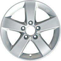 Kai 6. Felújított OEM alumínium ötvözet kerék, minden festett ezüst, illik-Honda Civic Coupe