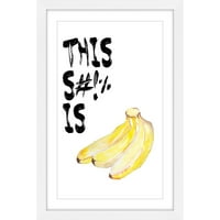 Marmont Hill Bananas , Diana Alcala keretes festmény nyomtatás