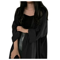 adviicd Női Alkalmi Divat szilárd hosszú ujjú laza kardigán hosszú ing kabát kötött pulóver kabát nőknek