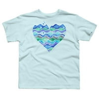 A szerelem tengere fiúk Világoskék grafikus póló-az emberek tervezése