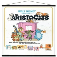 Disney the Aristocats-egy lapos fali poszter fa mágneses kerettel, 22.375 34