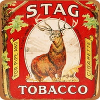Fém jel-szarvas cső, cigaretta dohány-Vintage rozsdás megjelenés