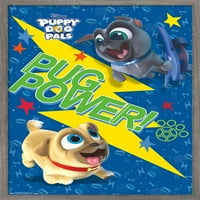 Disney Puppy Dog Pals-Mopsz Power Fal Poszter, 14.725 22.375
