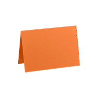 Luxpaper egy hajtogatott kártya, 7 8, mandarin narancs, 50 csomag