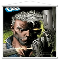 Marvel Comics-Kábelprofil fali poszter fa mágneses kerettel, 22.375 34