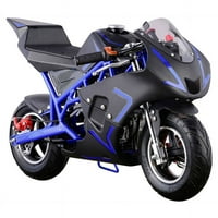 MOTOTEC CALI 40CC GAS POCK BIKER MINI MOTORCYCLE BLUE