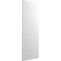 Ekena Millwork 15 W 67 H True Fit PVC vízszintes Slat Modern Style rögzített redőnyök, befejezetlen