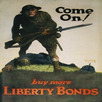 Első világháború: amerikai poszter. N ' Come On