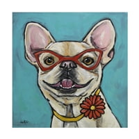 Hippie Hound Studios 'Frenchie Gigi' vászonművészet