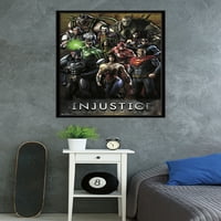 DC Comics videojáték igazságtalanság-rács fali poszter, 24 36