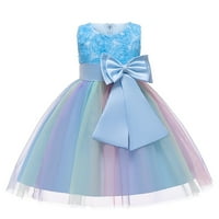 Ruha kisgyermek lányok Clearance, gyerekek lányok virágos hercegnő koszorúslány szépségverseny ruha születésnapi Party