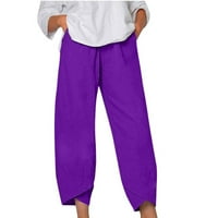 Gaecuw vászon nadrág női nyári széles lábú nadrág plusz méretű normál Fit hosszú nadrág Lounge nadrág Sweatpants alkalmi