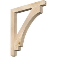 Ekena Millwork 1 2 W 34 D 38 H Imperial Craftsman Smooth Bracket, Douglas FIR