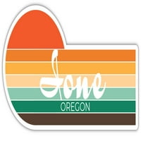 Ione Oregon Hűtőmágnes Retro Vintage Naplemente Város 70-es évek esztétikai Design