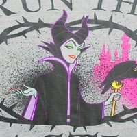 Maleficent női plusz méretű grafikus rövid ujjú póló