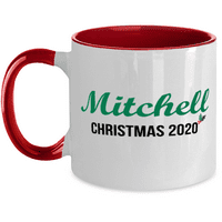 Név bögre-karácsonyi ajándék Mitchell-karácsonyi név bögre