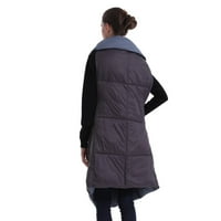Ketyyh-chn női téli kabátok téli vastag kabát állvány gallér vastagabb felsőruházat Szürke, Egy méret