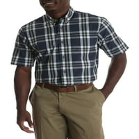 Wrangler magas férfi rövid ujjú ránc ellenáll kockás ing