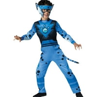 Szórakoztató világkék vad Kratts Cheetah Boy Halloween divatos ruhadarabja gyermekeknek
