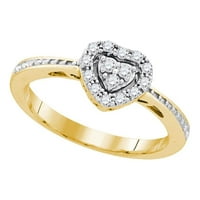 1 6CTW-gyémánt divat gyűrű