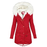 Puffer Kabát Női viharkabát fehér galléros kapucnis meleg plusz Le női téli kabátok S-5XL méret
