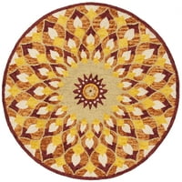 Újdonság NOV603P kézzel készített rozsda arany szőnyeg