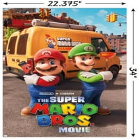 A Super Mario Bros. Film-Brooklyn Key Art Fali Poszter, 22.375 34
