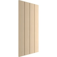 Ekena Millwork 22 W 28 H Rusztikus Four Board Csatlakoztassa a Board-N-Batten Smooth Fau Wood redőnyöket, Wo Batten,