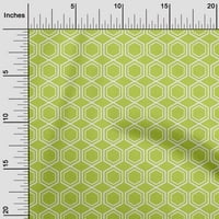 oneOone Pamut Poplin Sávoly világos zöld Szövet Geometriai foltvarrás kellékek nyomtatási varrás szövet az udvaron