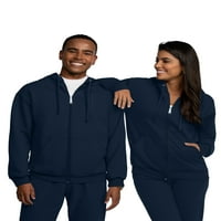 Fruit of the Loom férfi EverSoft Fleece Teljes cipzáras kapucnis dzseki, s-3XL méretek