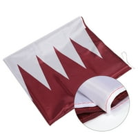 Katar zászló Poliészter Nemzet zászló Poliészter zászló lógó nemzeti zászló Katar