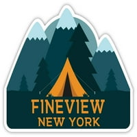 Fineview New York Szuvenír Hűtőmágnes Kemping Sátor Tervezés