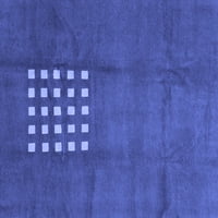 Ahgly Cég Mosható Beltéri Téglalap Absztrakt Kék Modern Terület Szőnyegek, 8' 10'