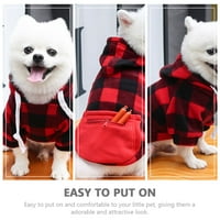 Karácsonyi kisállat ruházat őszi és téli kisállat kutya kabát Fesztivál kiskutya ruházat