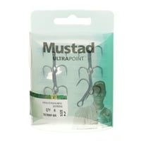 Mustad KVD Elite kerek kanyar magas horog-méret: 6pc