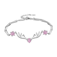 duhgbne bokalánc karkötő női charm karkötők valódi karkötő virág aranyos állat ékszerek Állítható lánc ajándékok anya