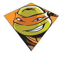 Nickelodeon Teenage Mutant Ninja Turtles 23 - Széles Nylon Gyémánt Kite-- Michelangelo