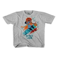 Space Jam Boys Group Shot LeBron James készen áll a grafikus póló, a 2-Pack, a 4-18 méretű lekvárra