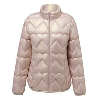 kpoplk Női Puffer kabát könnyű női Molett könnyű meleg kabát szélálló tetejű Puffer kabát