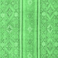 Ahgly Company Beltéri Téglalap Absztrakt Smaragdzöld Modern Terület Szőnyegek, 8 '12'