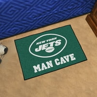 - New York Jets férfi barlang indító szőnyeg 19 x30