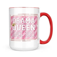 Neonblond dráma királynő 2011 óta, rózsaszín bögre ajándék kávé Tea szerelmeseinek