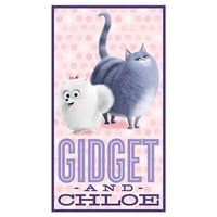 Titkos élete háziállatok Chloe, Gidget 24 Panel