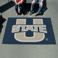 Utah Állami Egyetem Aggies Ulti-Mat Téglalap Alakú Szőnyeg