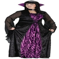 Sötét felnőtt Halloween jelmez grófnője, méret: női-Egy méret